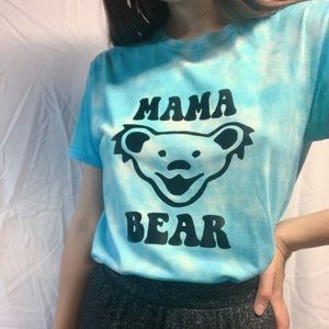 Mama Bear tie dye tee